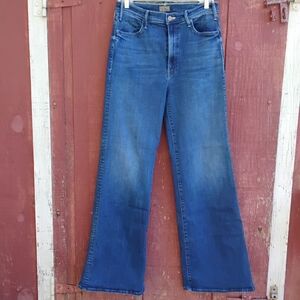 MOTHER Flare Jeans "The Hustler Roller Heel"